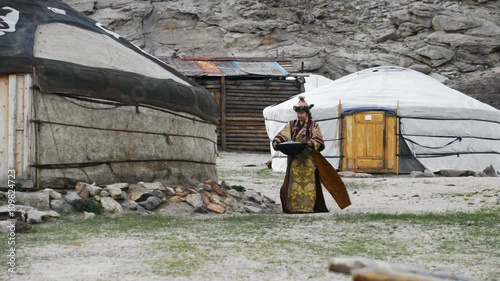 Woman in national dress
 photo