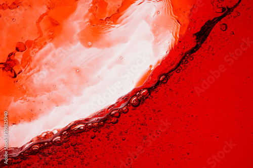 Red wine splash - close up abstract background