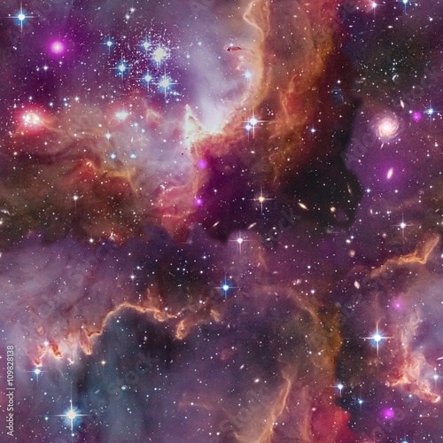 Fototapeta Naklejka Na Ścianę i Meble -  Universe background.Seamless.Elements of this Image Furnished by NASA