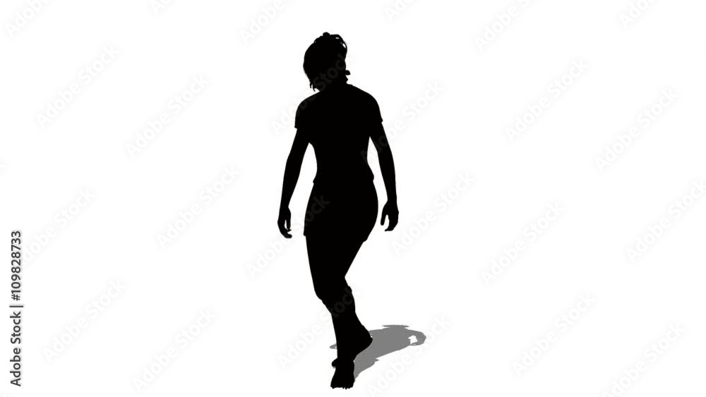 女性のシルエット 女性のシルエット