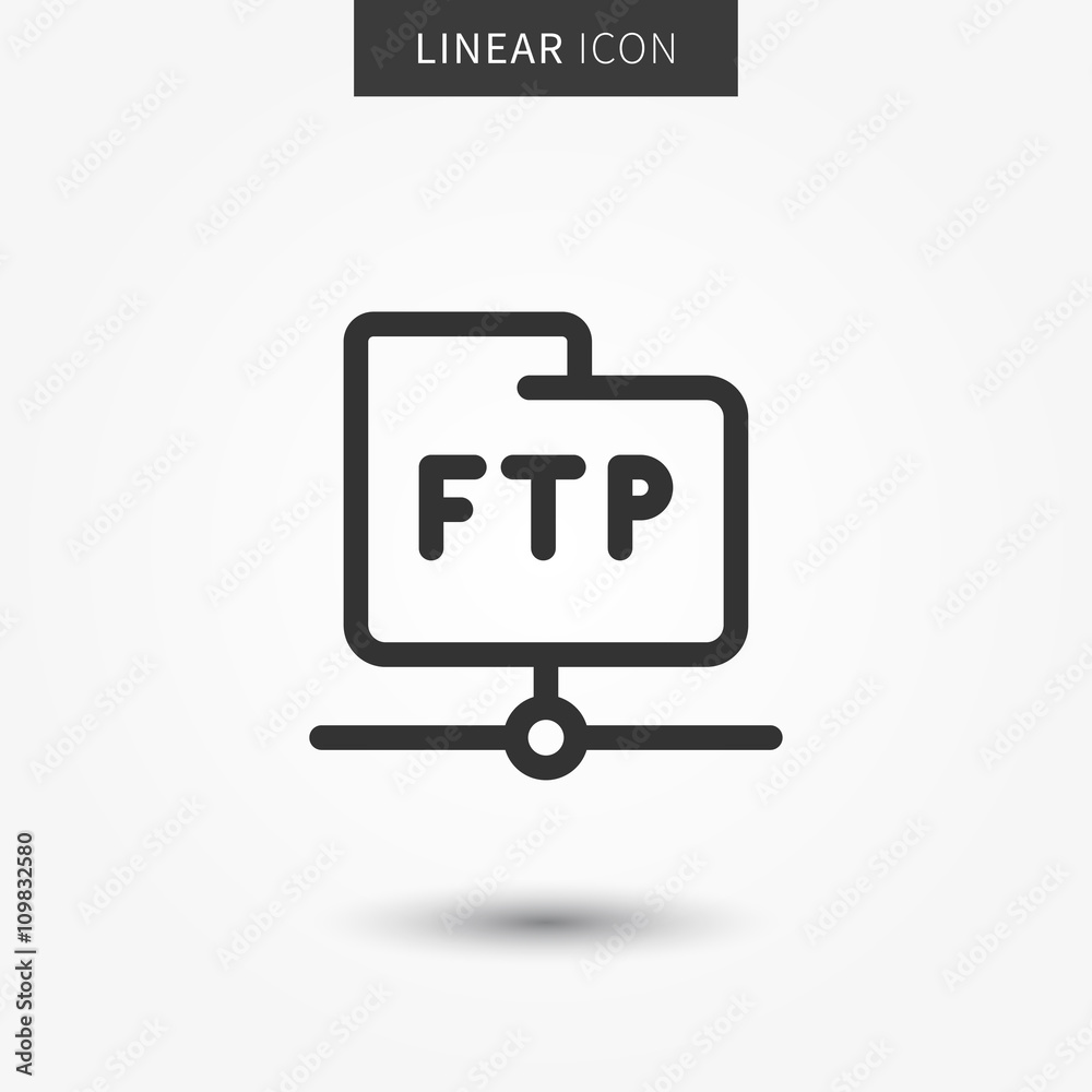 FTP folder icon vector illustration. Isolated FTP folder symbol.
FTP folder icon vector illustration. Isolated FTP folder symbol.