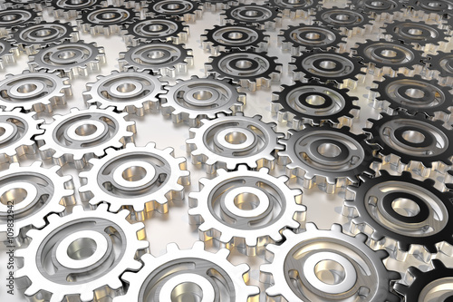 Wallpaper Mural gear wheel filled space Torontodigital.ca