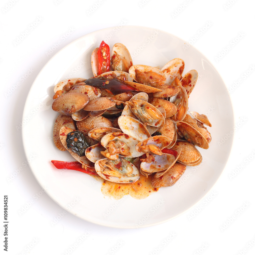 Spicy fried clams Spicy fried clams