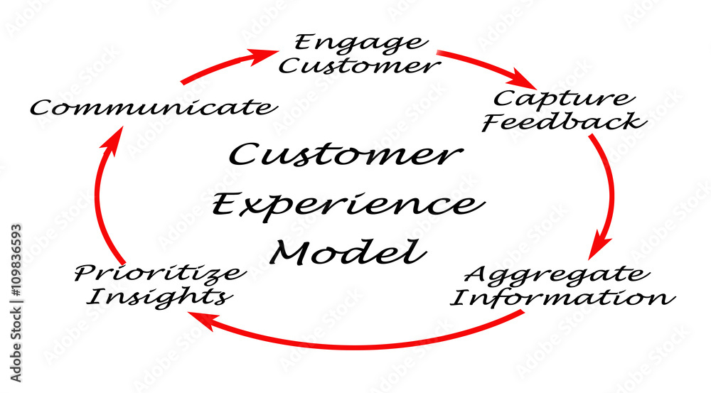 Diagram of Customer Experience Model