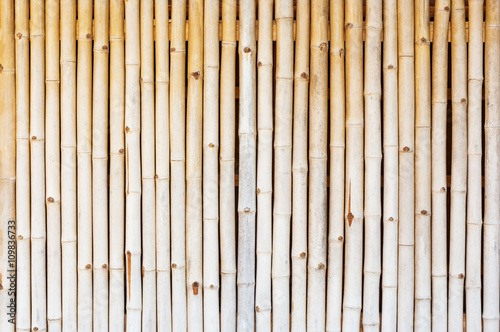 Old bamboo wall texture background