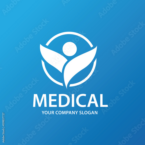 Pharmacy Logo. Medical logo. Green and eco logo vector template.