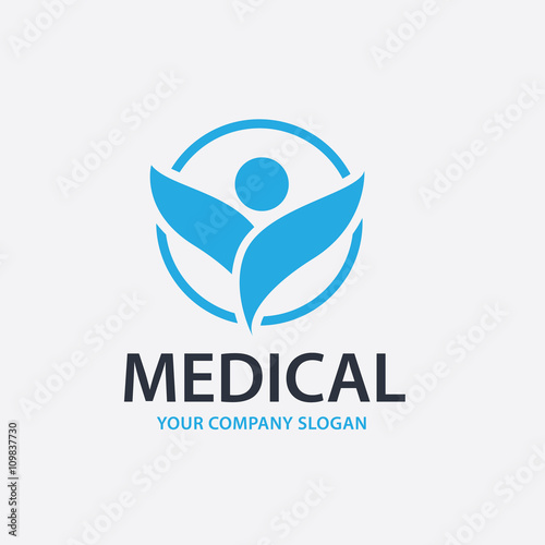 Pharmacy Logo. Medical logo. Green and eco logo vector template.