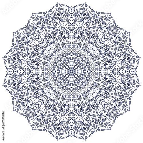 Mandala. Ethnic decorative elements