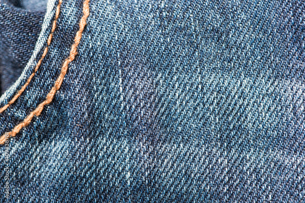 Blue denim texture and background close up Blue denim texture and background close up