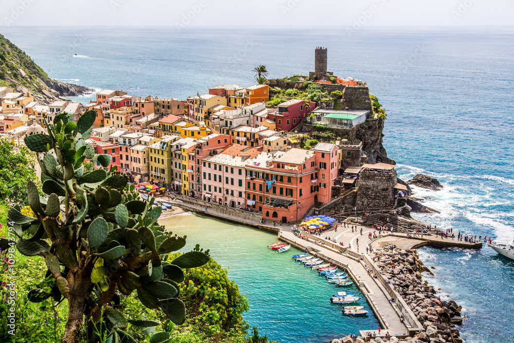 Blick auf Vernazza in Cinque Terre