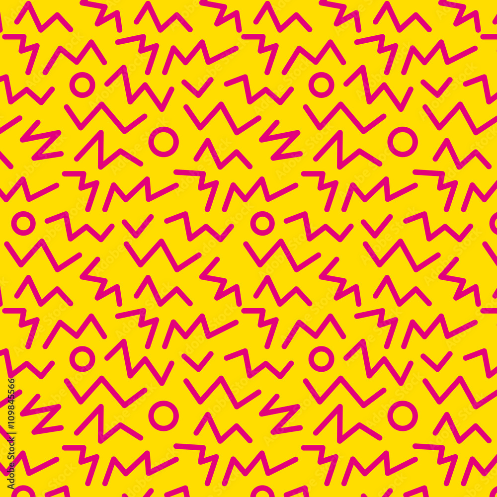 1980 Seamless Pop Pattern 1980 Seamless Pop Pattern