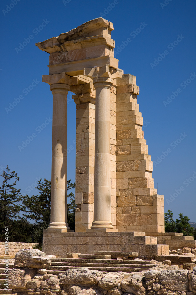 Temple of Apollo near Kourion Cyprus Europe