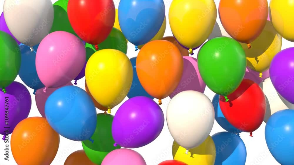 balloons isolated filling up the screen - with alpha mask version included balloons isolated filling up the screen - with alpha mask version included