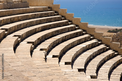 Remains at the ancient city of Kourian near Episkopi Cyprus