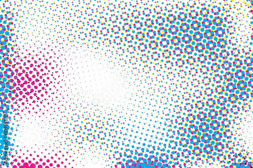 abstract halftone