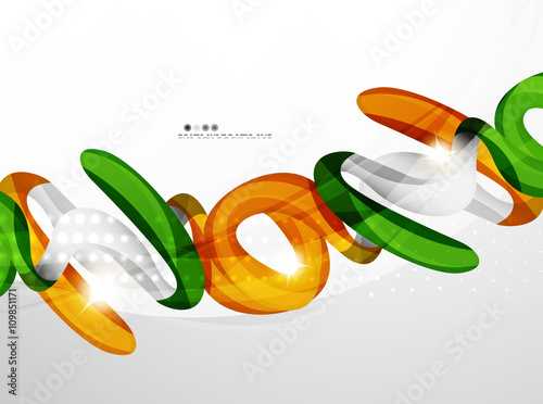 Shiny wave modern motion template