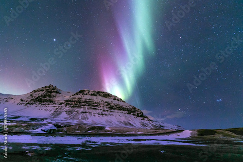 Aurora borealis Iceland photo