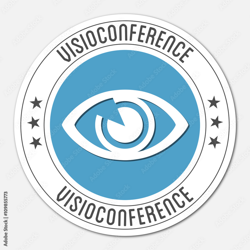 Logo visioconférence.