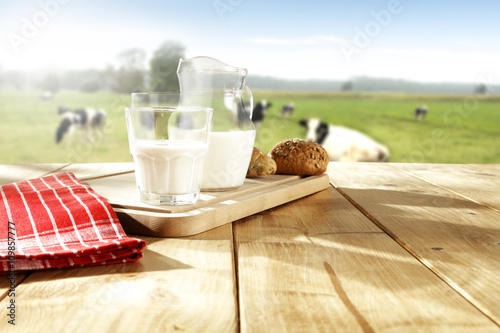 Fotografia milk and cows