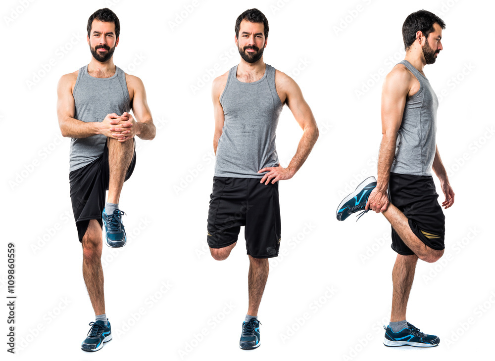 Man doing sport Man doing sport