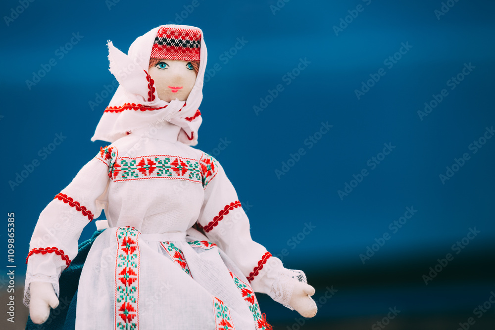Belarusian Folk Doll. National Folk Dolls Are Popular Souvenirs 