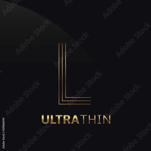 Ultrathin L Letter