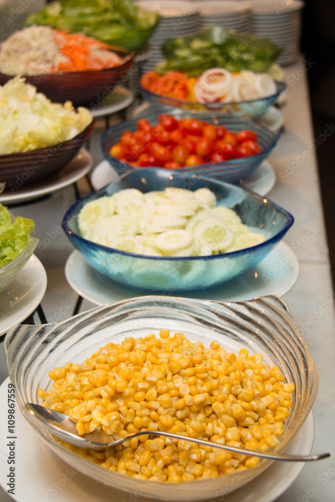 vegetables prepared for salads vegetables prepared for salads