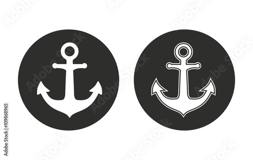 Anchor - vector icon.