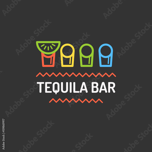 Mexican bar logo.