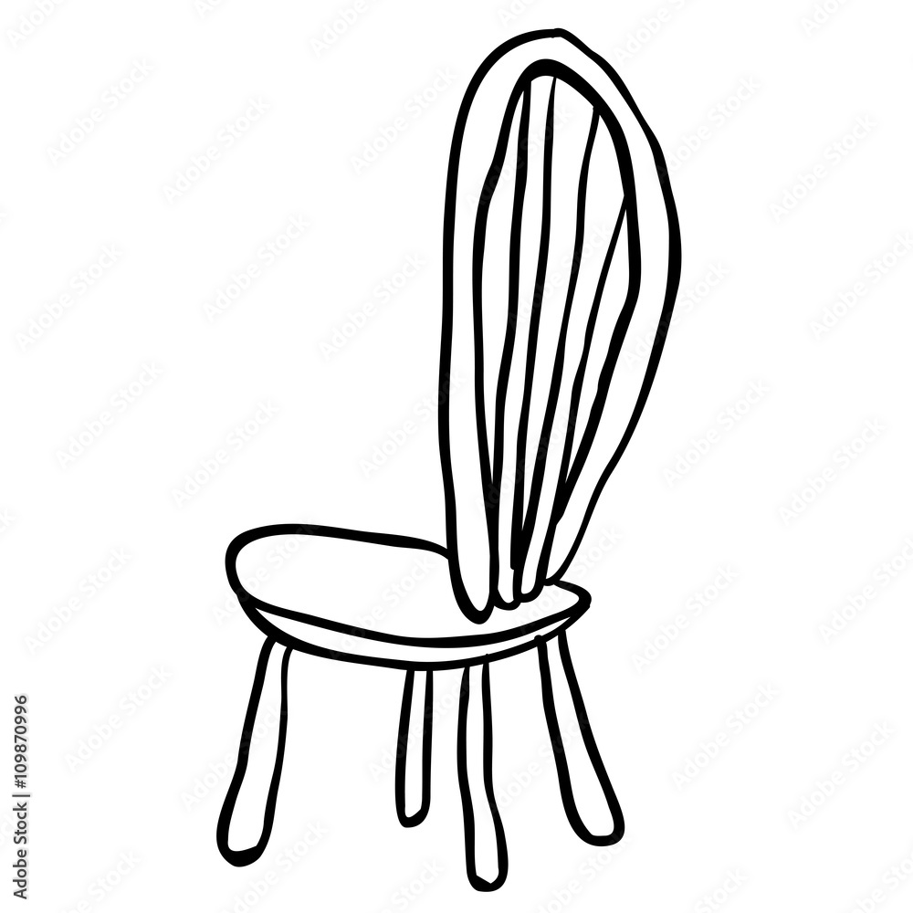 Fotografie black and white chair