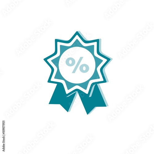 Vector of Medal icon. Medal colorful / flat design.  Icon for the   sports / trade / stickers. Vector illustration.