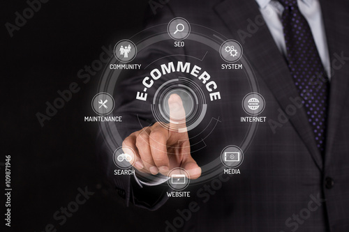E-COMMERCE TECHNOLOGY COMMUNICATION TOUCHSCREEN FUTURISTIC CONCE