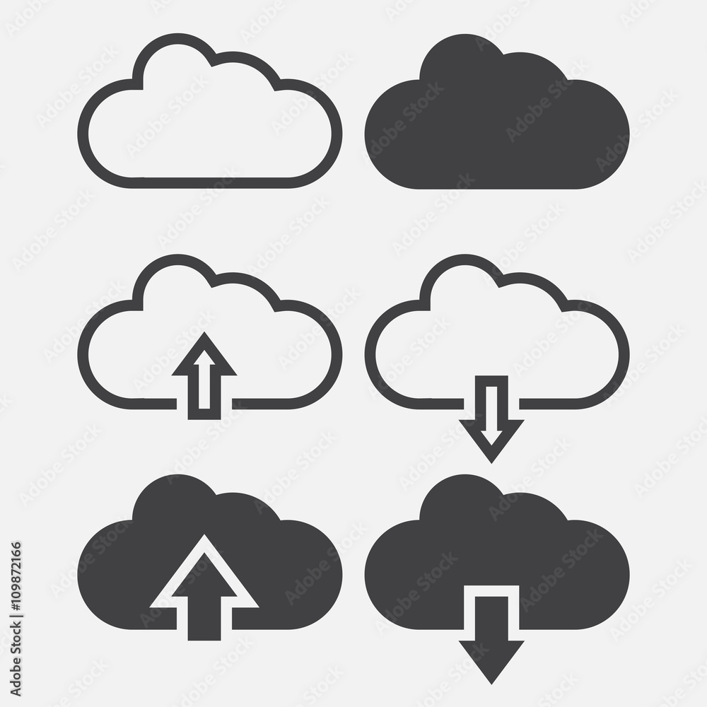 cloud icons cloud icons