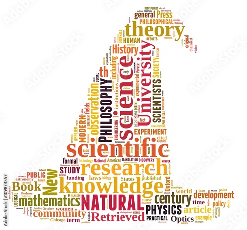 Science in word cloud