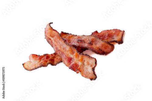 stripes of fresh smoked bacon.