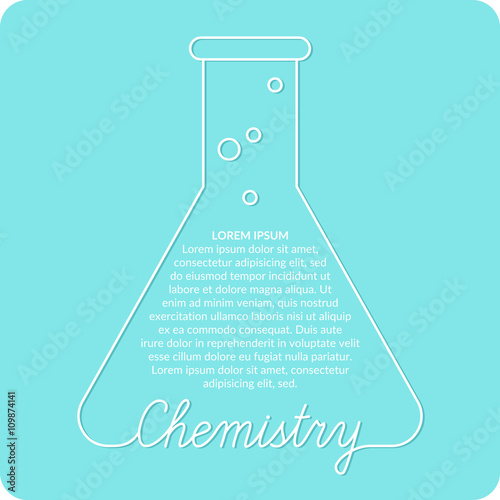 Vector illustration for Chemistry.