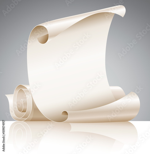Ancient scroll vector