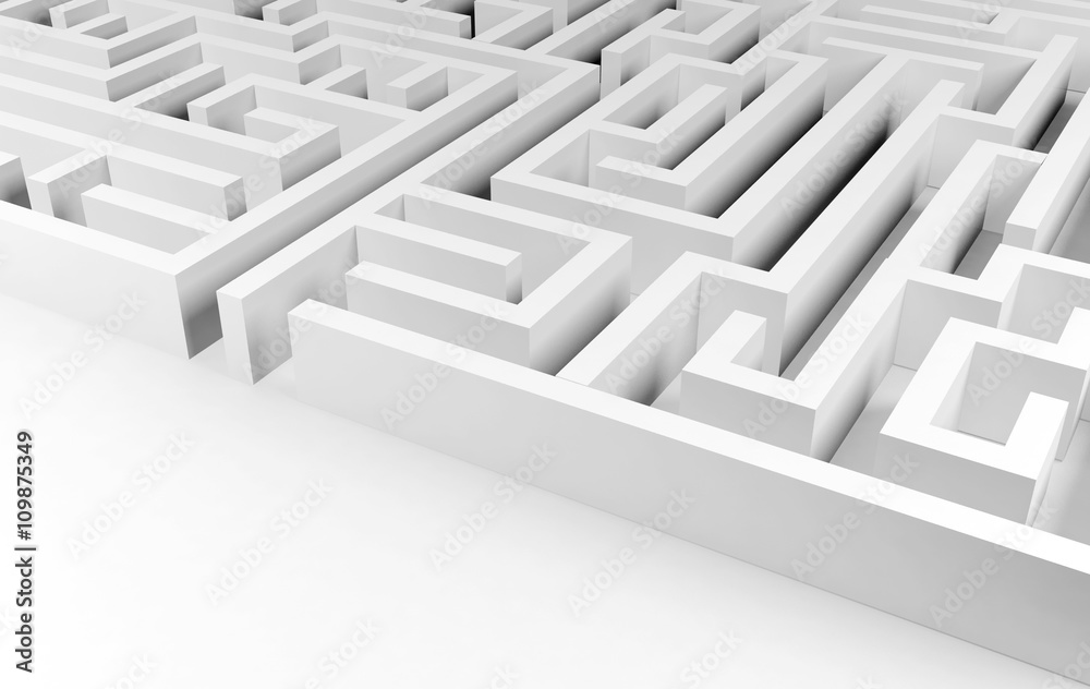 Maze background, complex problem solving concept Maze background, complex problem solving concept