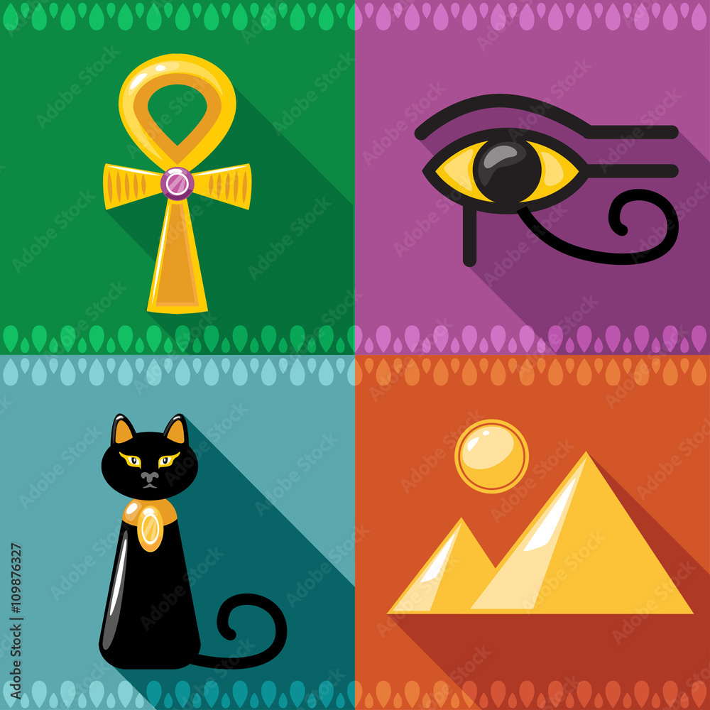 Egypt Icons in vector Egypt Icons in vector