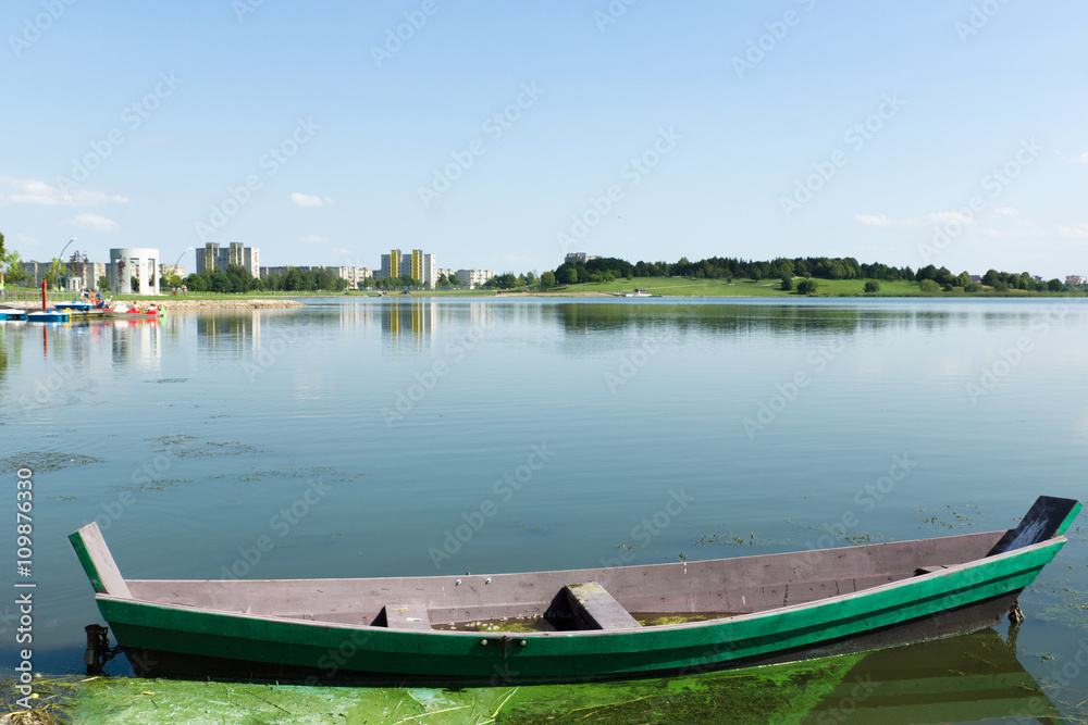 old wooden boat