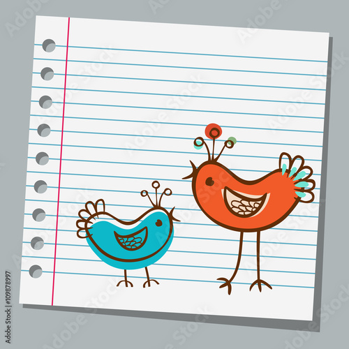 notebook paper owl