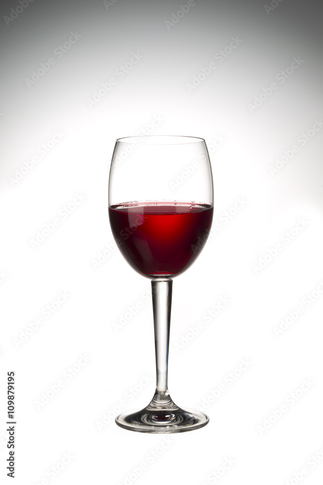 closeup of a red wine.