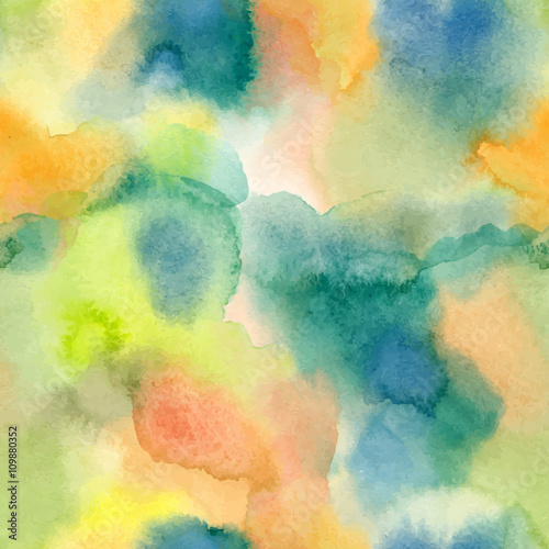 Seamless pattern with watercolor texture