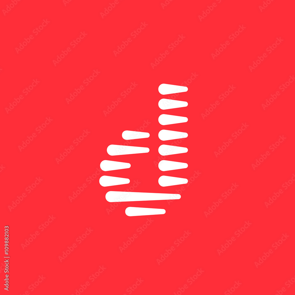 Letter D logo icon design template elements