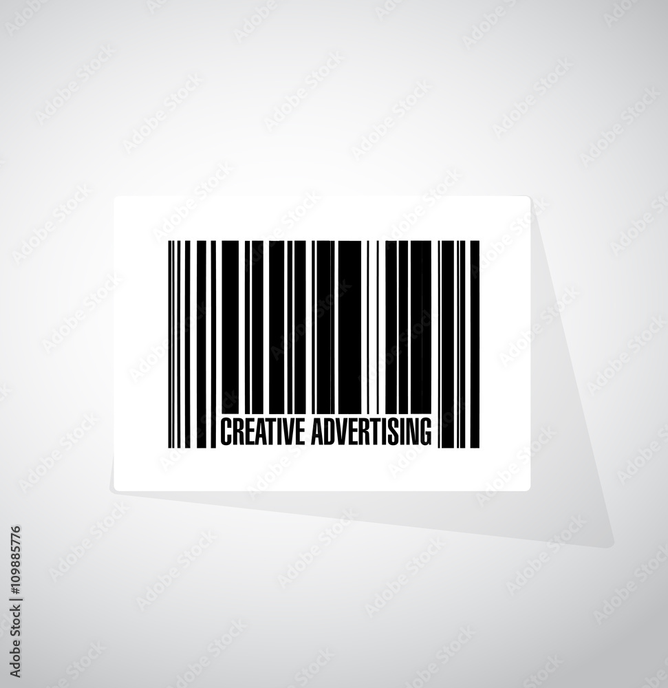 creative advertising barcode sign creative advertising barcode sign