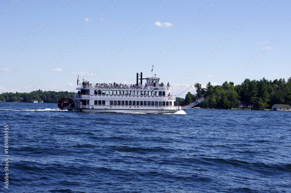 Large river tour boat 