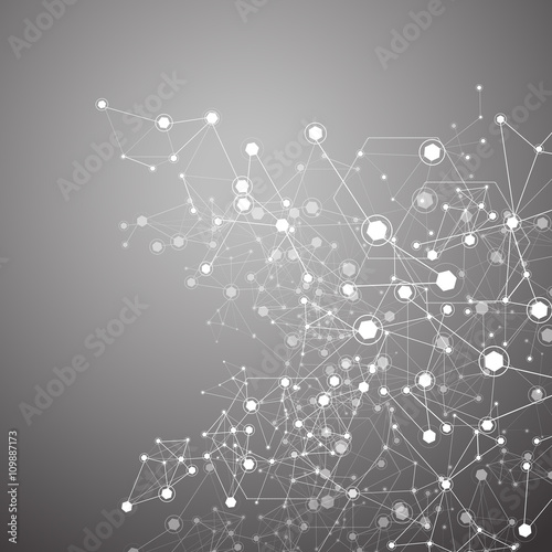Global Network - Vector Illustration, Graphic Design. 