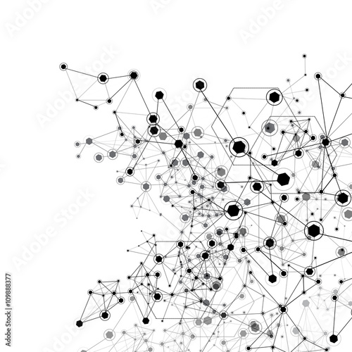 Global Network - Vector Illustration, Graphic Design. 