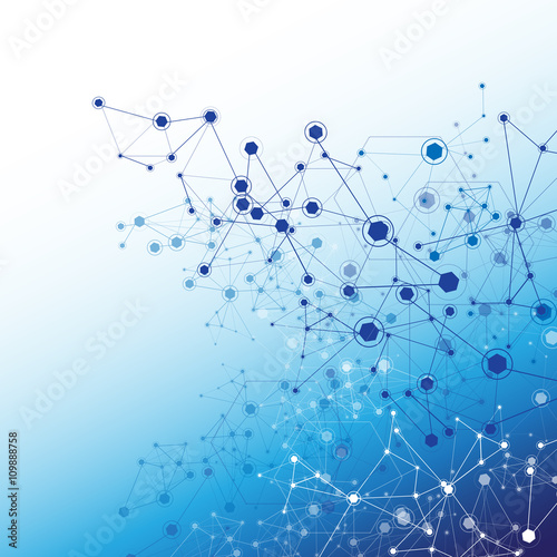 Global Network - Vector Illustration, Graphic Design. 