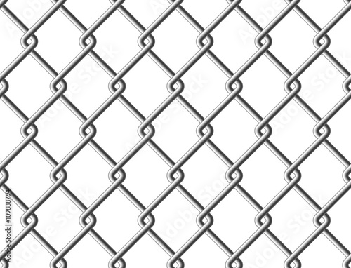 Steel mesh metal fence seamless structure